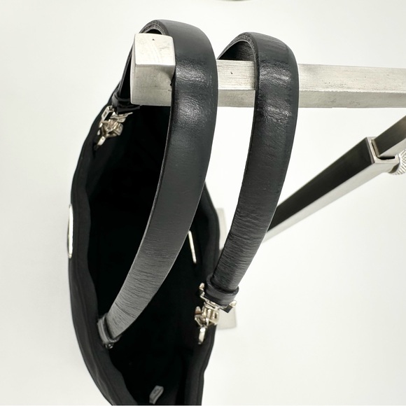 Prada Black Nylon Clip Handle Mini Tote Bag - Picture 6 of 14